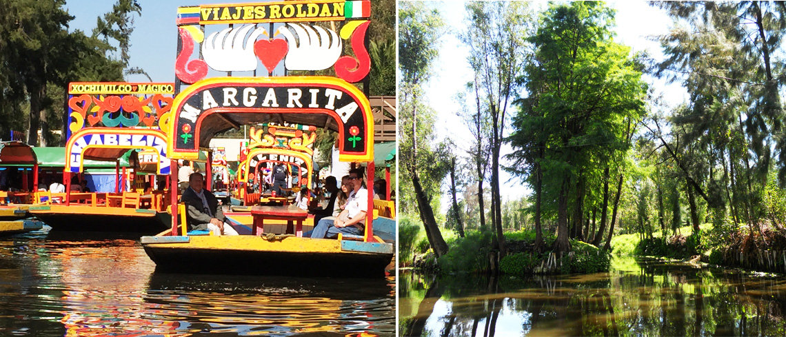 Visit Xochimilco in Mexico city on your summer holiday
