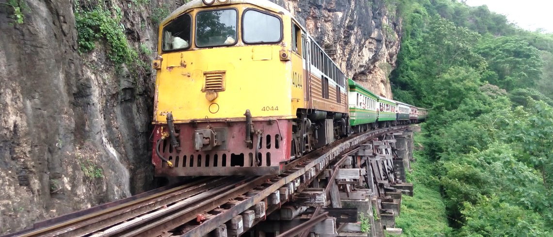 Visit the Death railway in thailand
