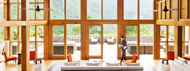 Hotel Uma by Como in Punakha Bhutan