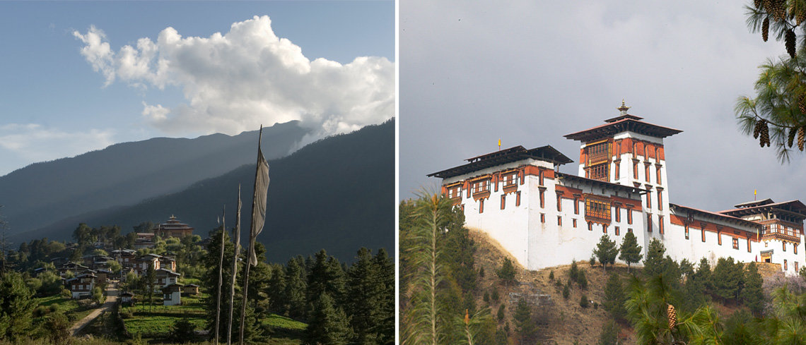 Dzongs in Bhutan