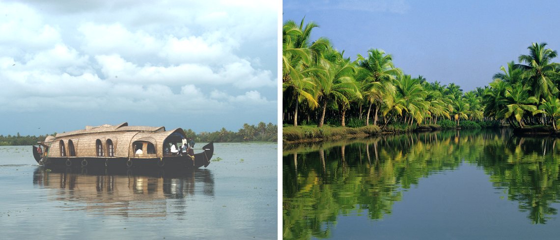 Luxury Winter Hot Spots Kerala backwaters india
