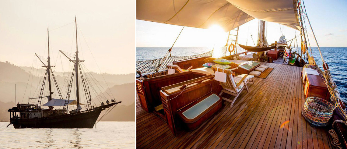Luxury yacht charters in Indonesia