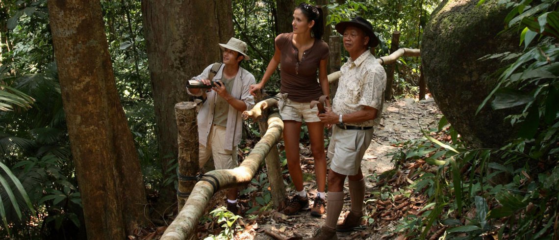 Walk in the Spectacular Virgin Rainforest Pangkor laut malaysia