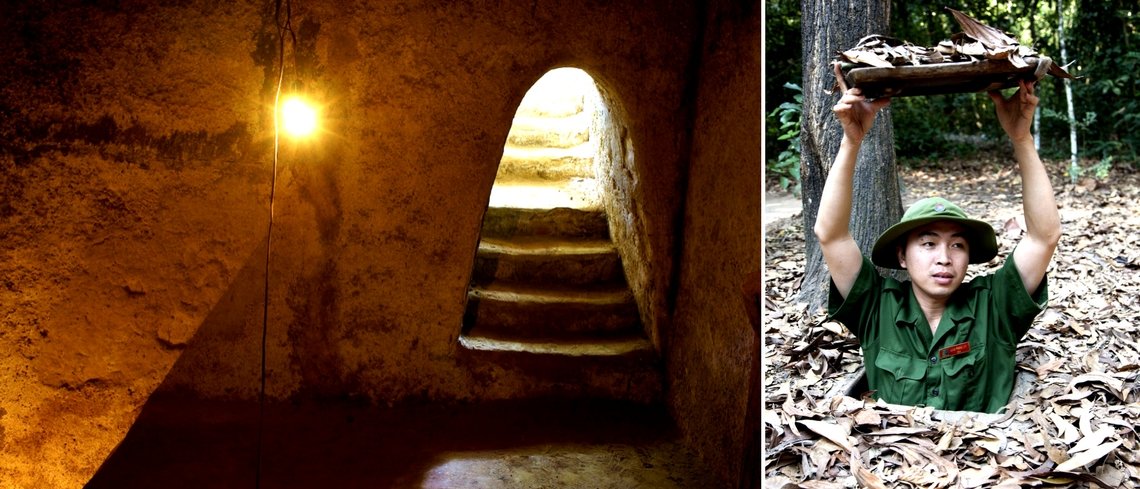 ten hot experiences in Vietnam cu chi tunnels